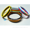 Screen printing logo Silicone bracelet with multilayer colors ,silicone wristbands for promotion